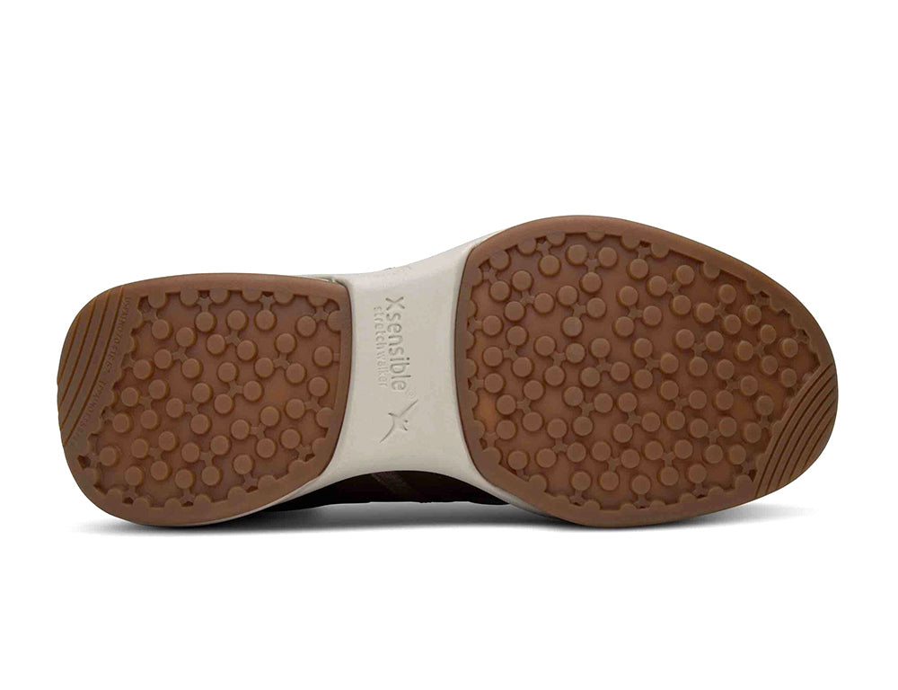 Xsensible Womens Stretchwalker SWX3 Dark Brown Trainers ShoeMed