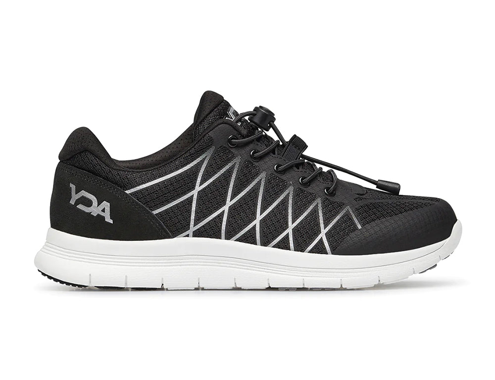 YDA Extra Wide Vault 2 Black Trainers