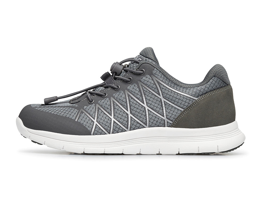 YDA Extra Wide Vault 2 Grey Trainers