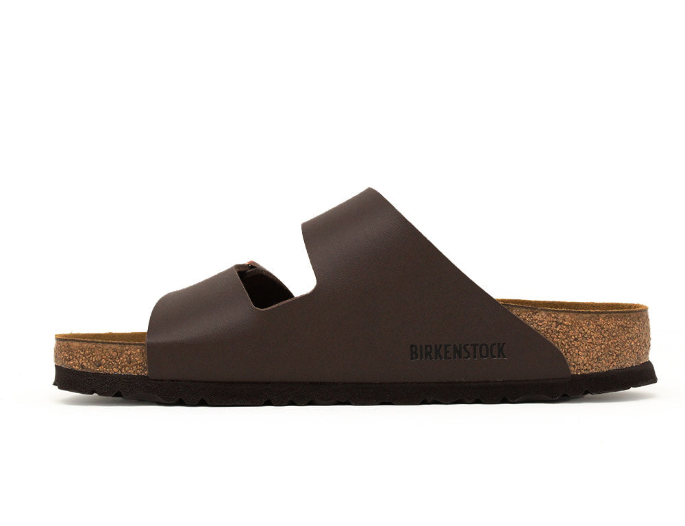 Arizona Natural Leather Dark Brown Sandals