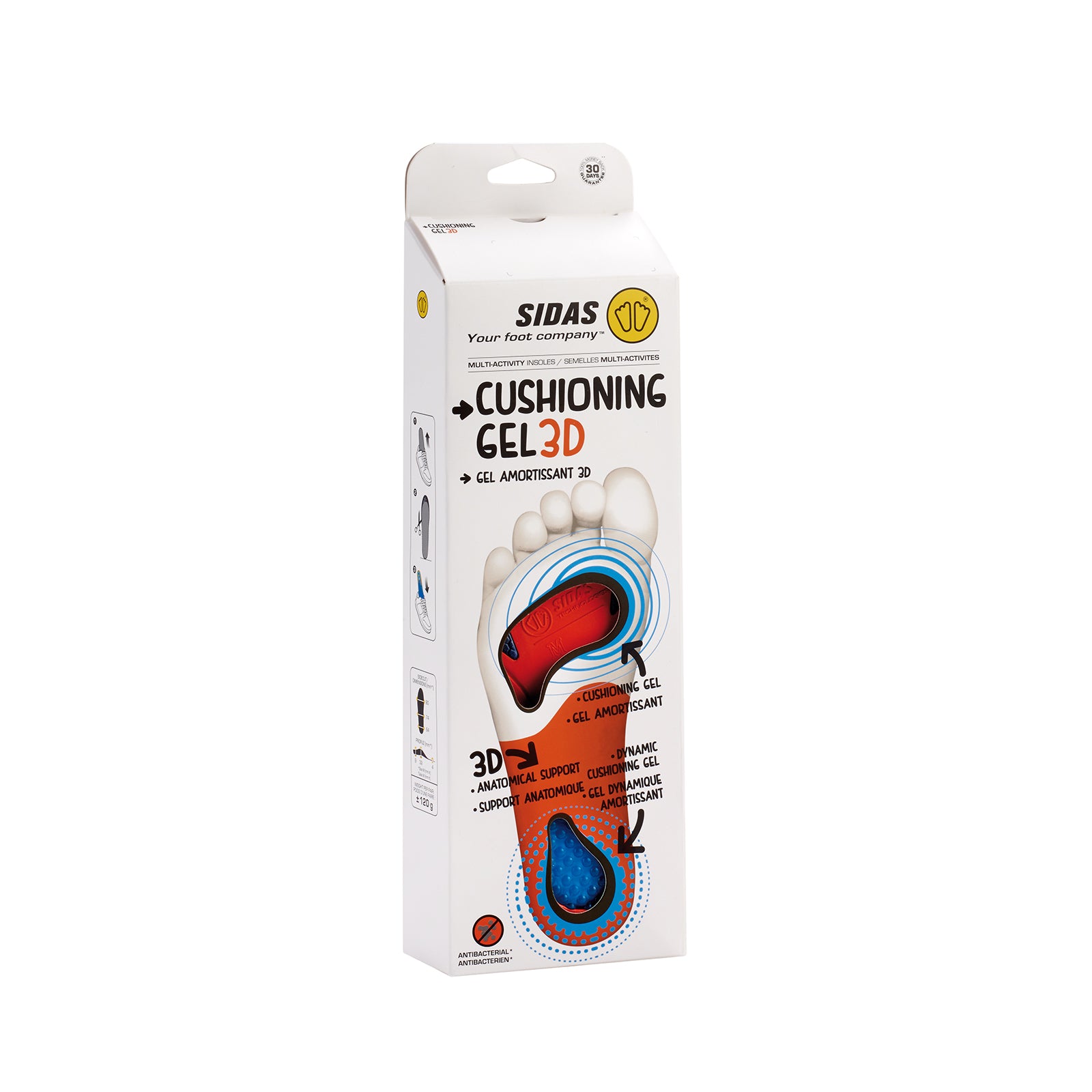 Sidas Cushioning Gel 3D Insole ShoeMed