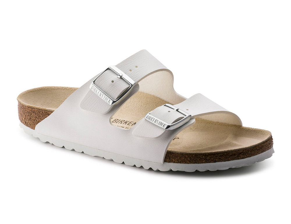 Birkenstock Arizona Birko-Flor White ShoeMed