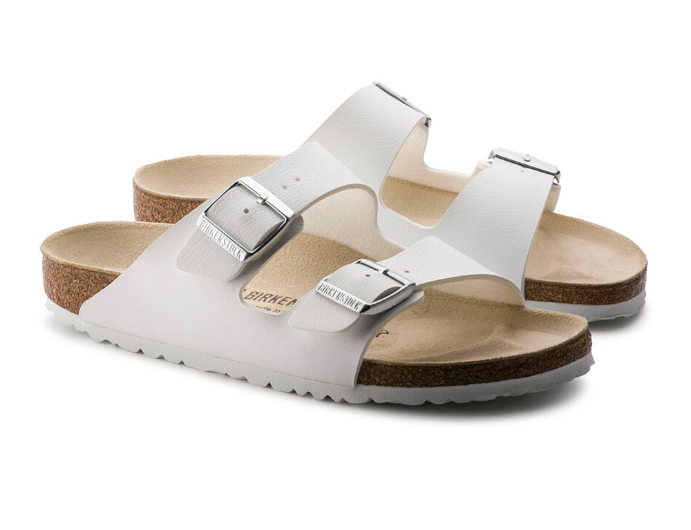 Birkenstock Arizona Birko-Flor White ShoeMed