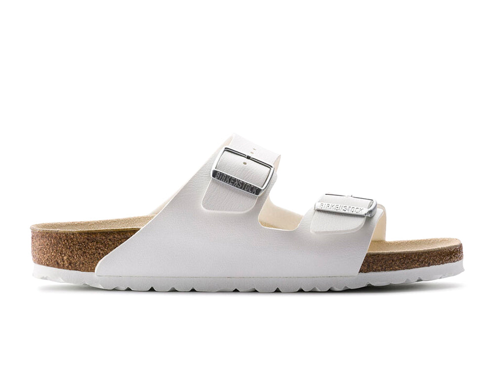 Birkenstock Arizona Birko-Flor White ShoeMed