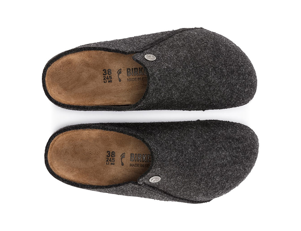 Zermatt Anthracite Black Slippers