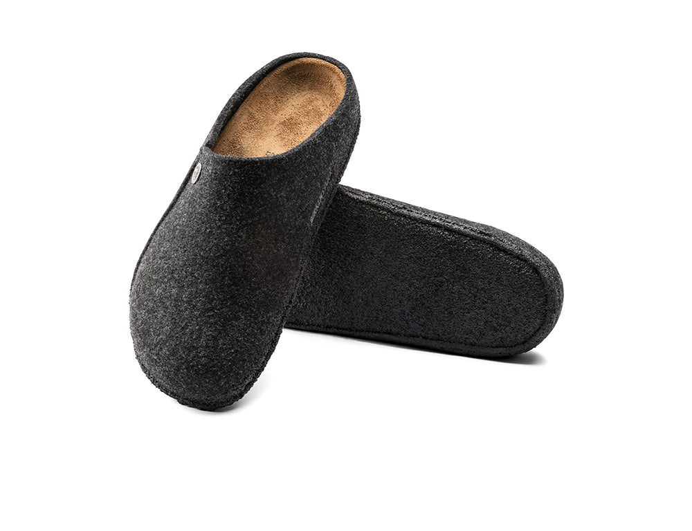 Zermatt Anthracite Black Slippers