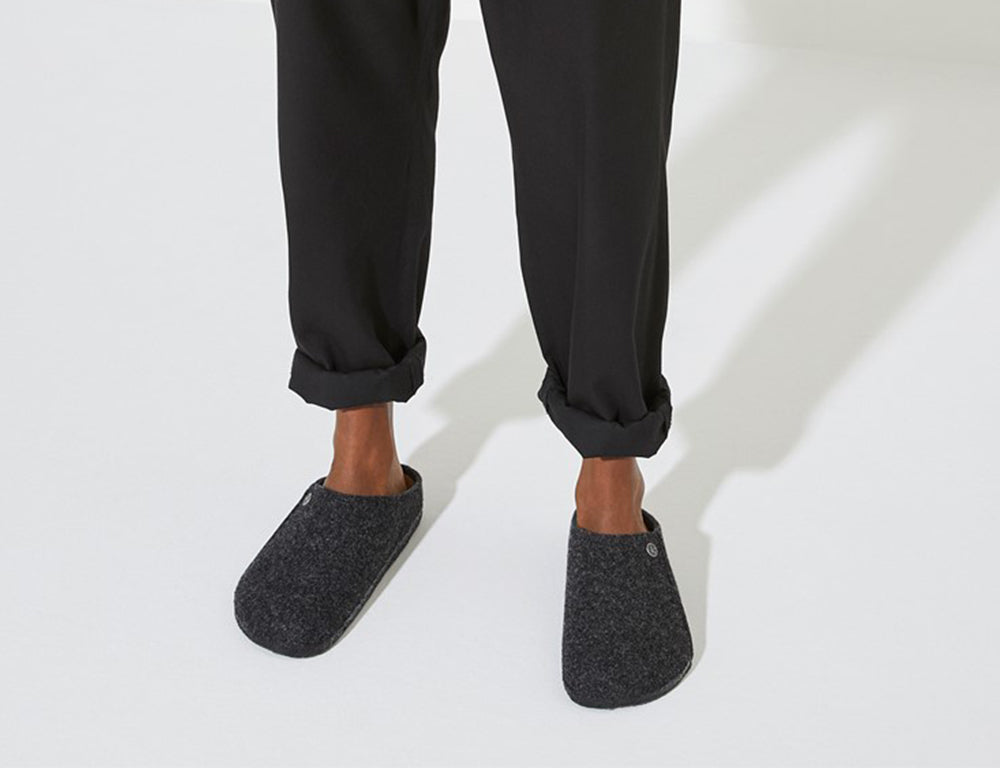 Zermatt Anthracite Black Slippers