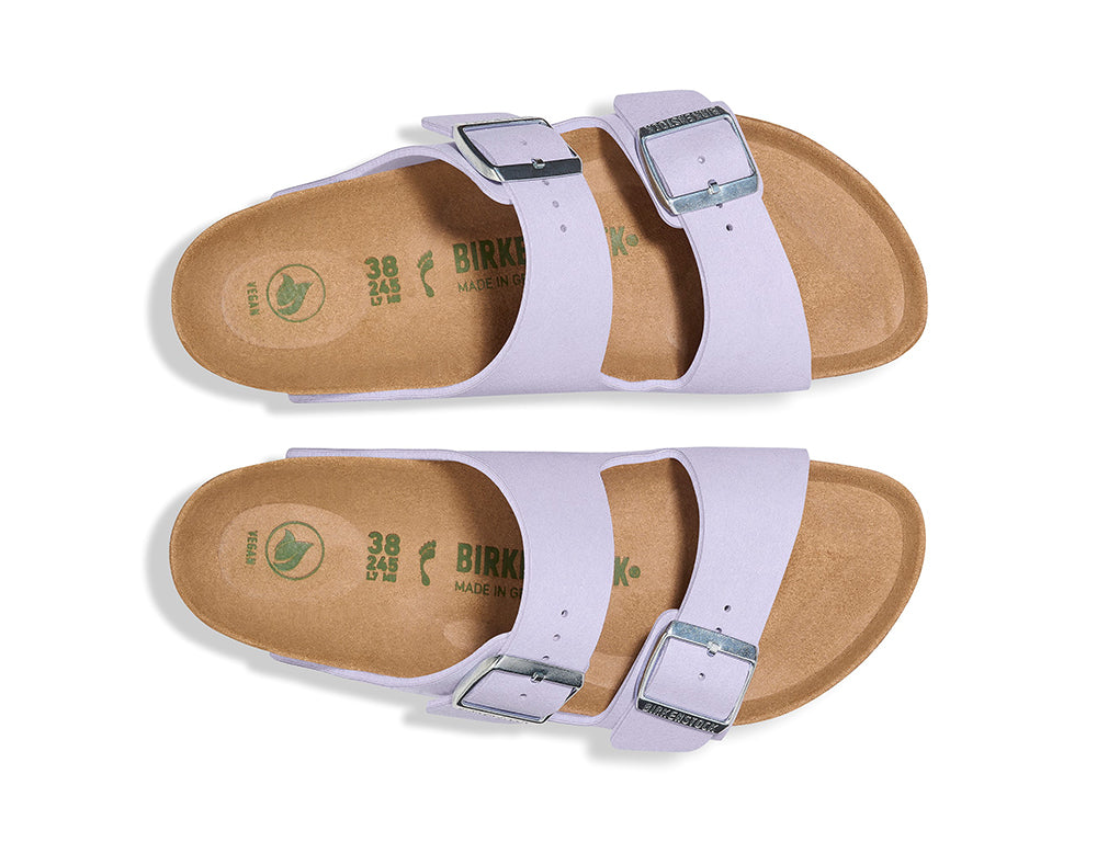 Arizona Soft Birki Vegan Purple Fog Sandals