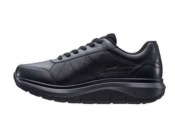 Joya Mens | Slip-Resistant Black Rocker Shoes For Work