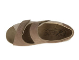 DB Wider Fit Shoes Bliss 2 Two Tone Taupe Nubuck 2V-6V ShoeMed