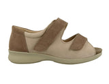 DB Wider Fit Shoes Bliss 2 Two Tone Taupe Nubuck 2V-6V ShoeMed