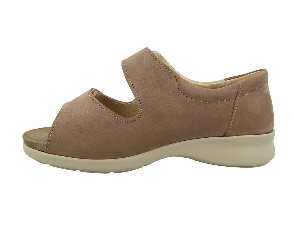 DB Wider Fit Shoes Bliss 2 Two Tone Taupe Nubuck 2V-6V ShoeMed