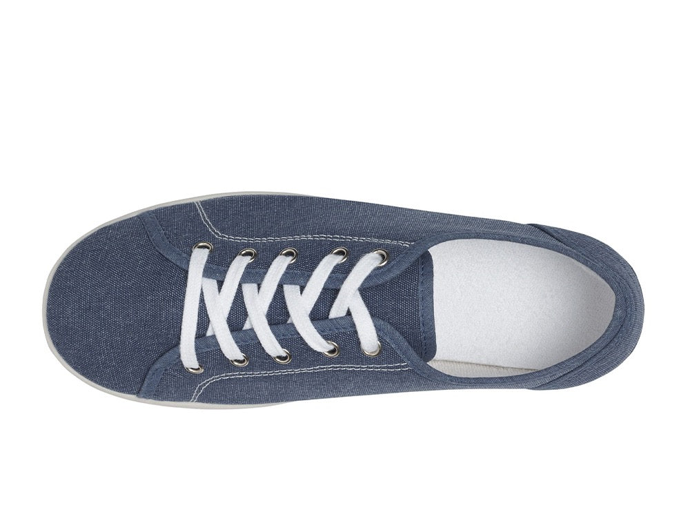 DB Wider Fit Shoes Yoko Navy Blue ShoeMed