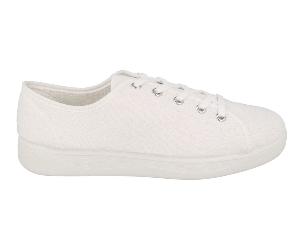 DB Wider Fit Shoes Yoko White ShoeMed
