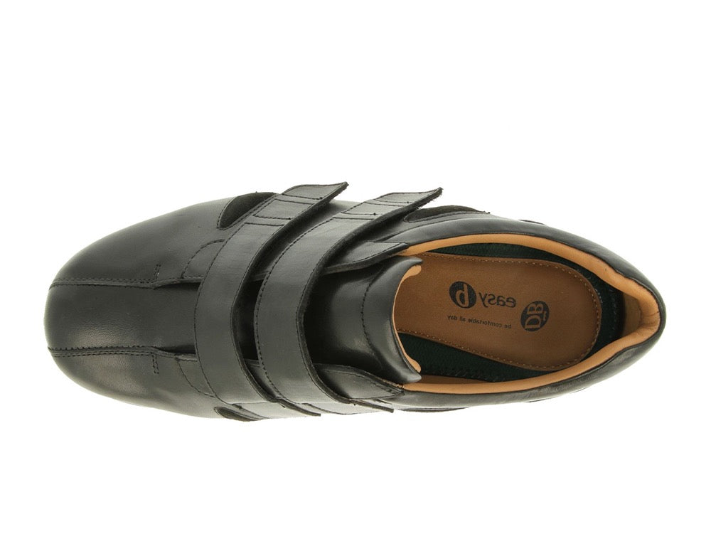 DB Wider Fit Shoes Darren Black ShoeMed