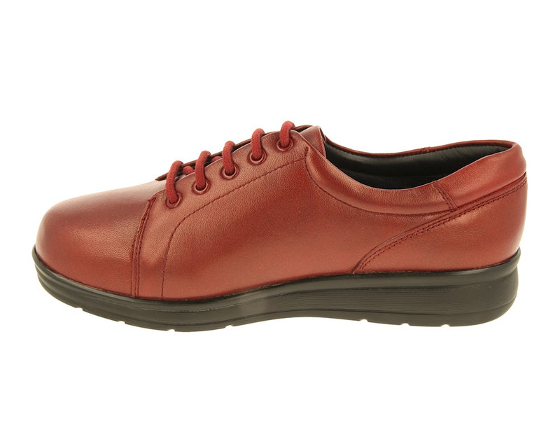 DB Wider Fit Shoes Bracken Red ShoeMed