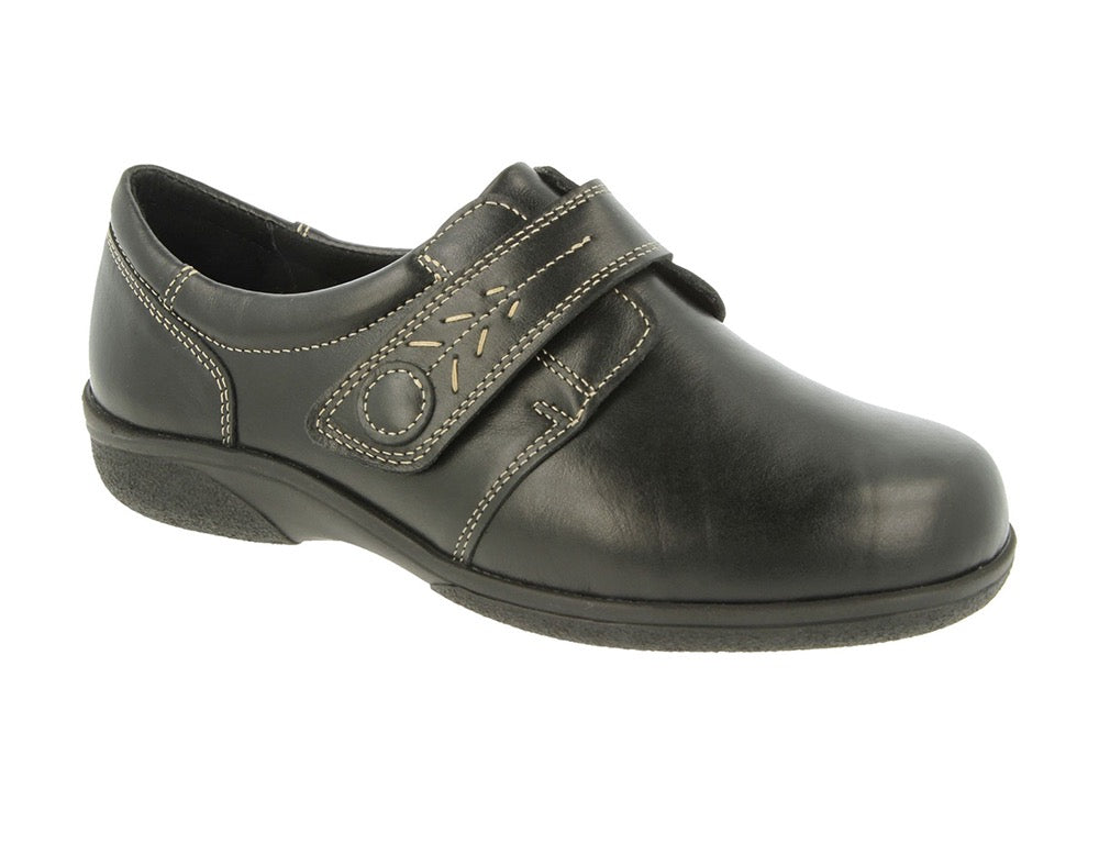 DB Wider Fit Shoes Rory Black ShoeMed
