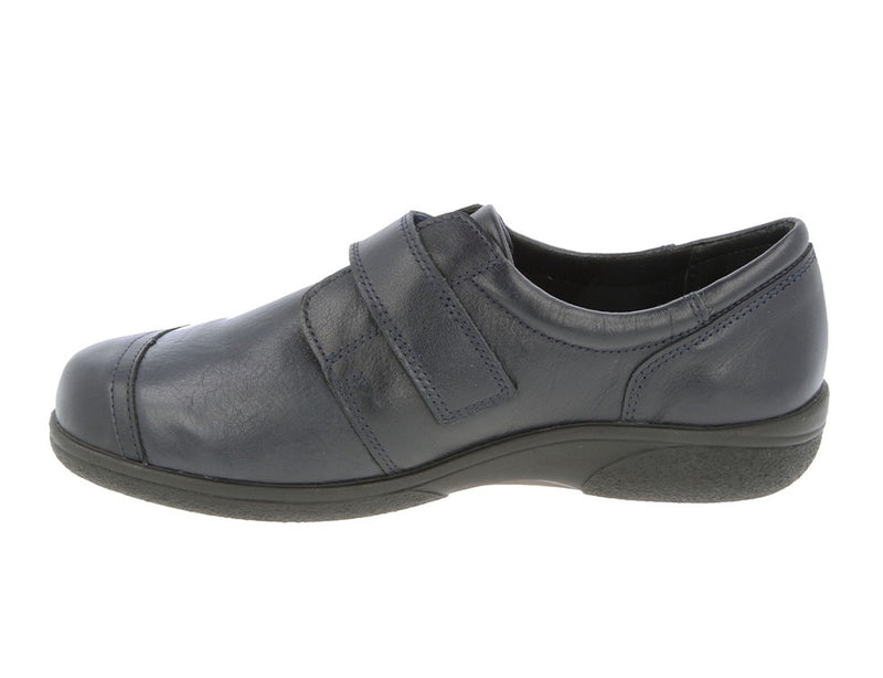 DB Wider Fit Shoes Owl Navy Stretch ShoeMed
