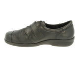 DB Wider Fit Shoes Owl Black Stretch ShoeMed