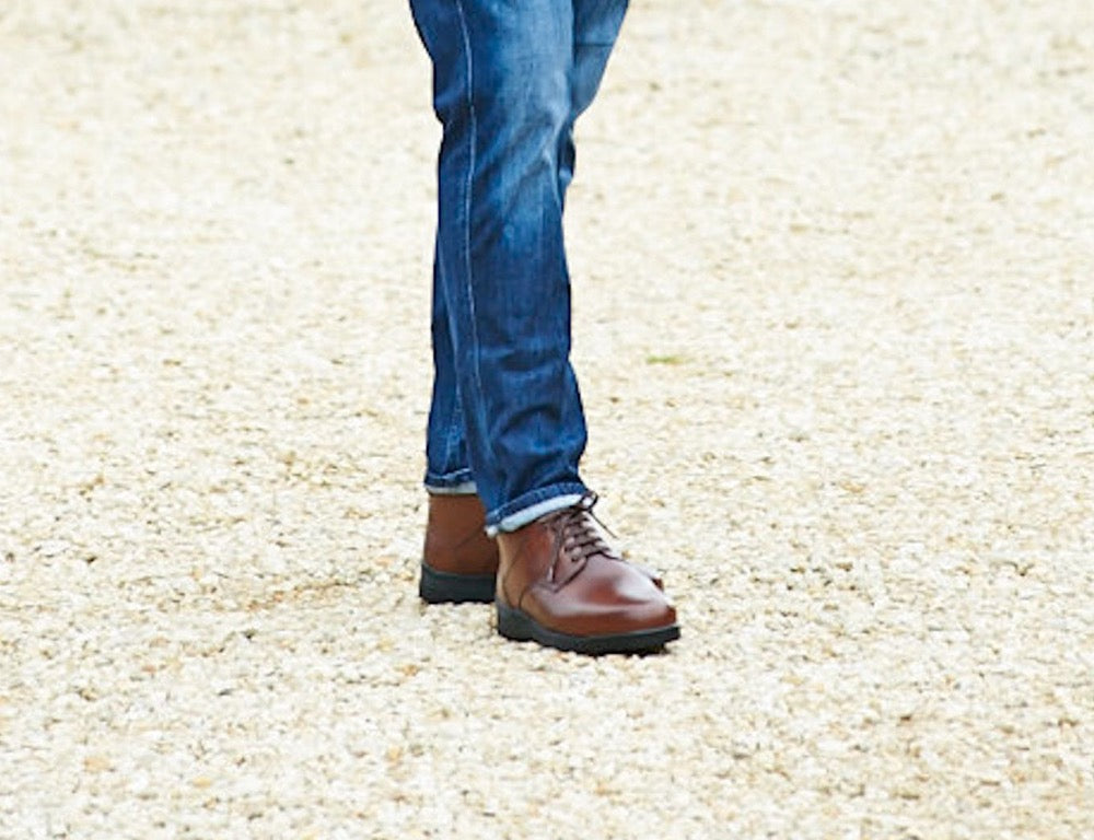 DB Wider Fit Shoes Douglas Brown ShoeMed