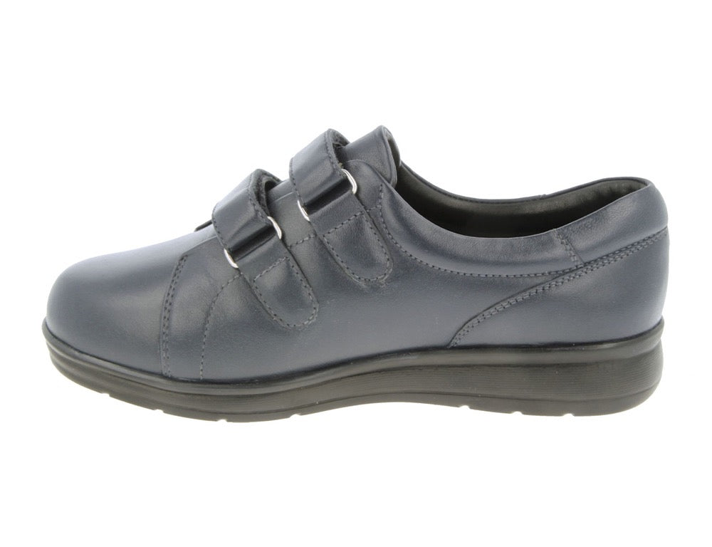 DB Wider Fit Shoes Norwich Navy ShoeMed