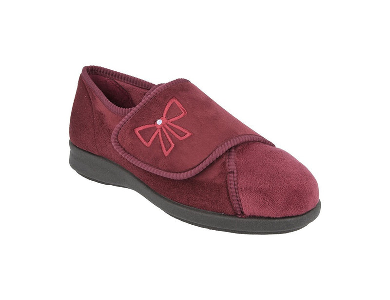 DB Wider Fit Shoes Keeston Burgundy ShoeMed