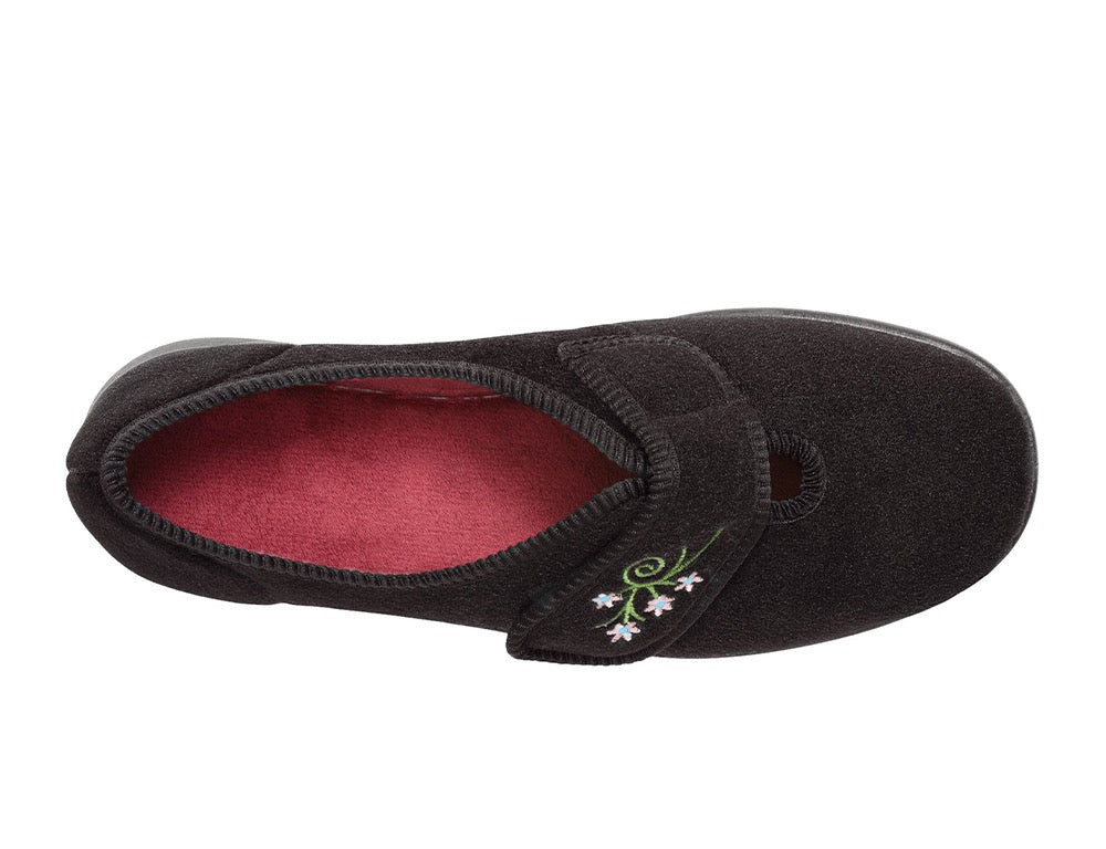 DB Wider Fit Shoes Caroline 2 Black ShoeMed