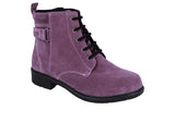 DB Wider Fit Shoes Bayeux Purple Suede ShoeMed