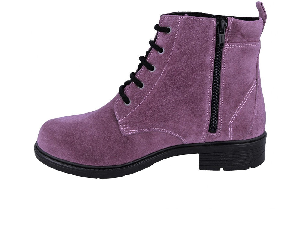 DB Wider Fit Shoes Bayeux Purple Suede ShoeMed