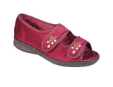 DB Wider Fit Shoes Ace 2 Burgundy ShoeMed