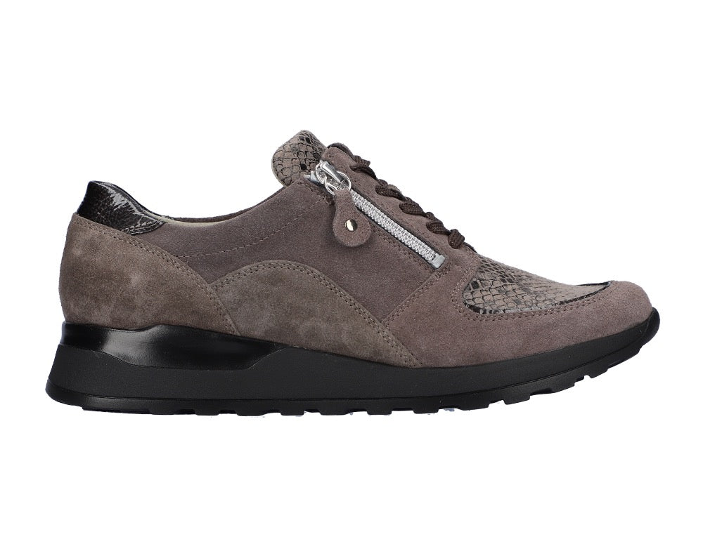 Womens Zip Hiroko-Soft Denver Taipei Brown Trainers