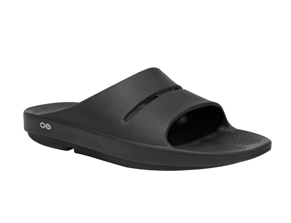 Oofos OOahh Slide Black ShoeMed