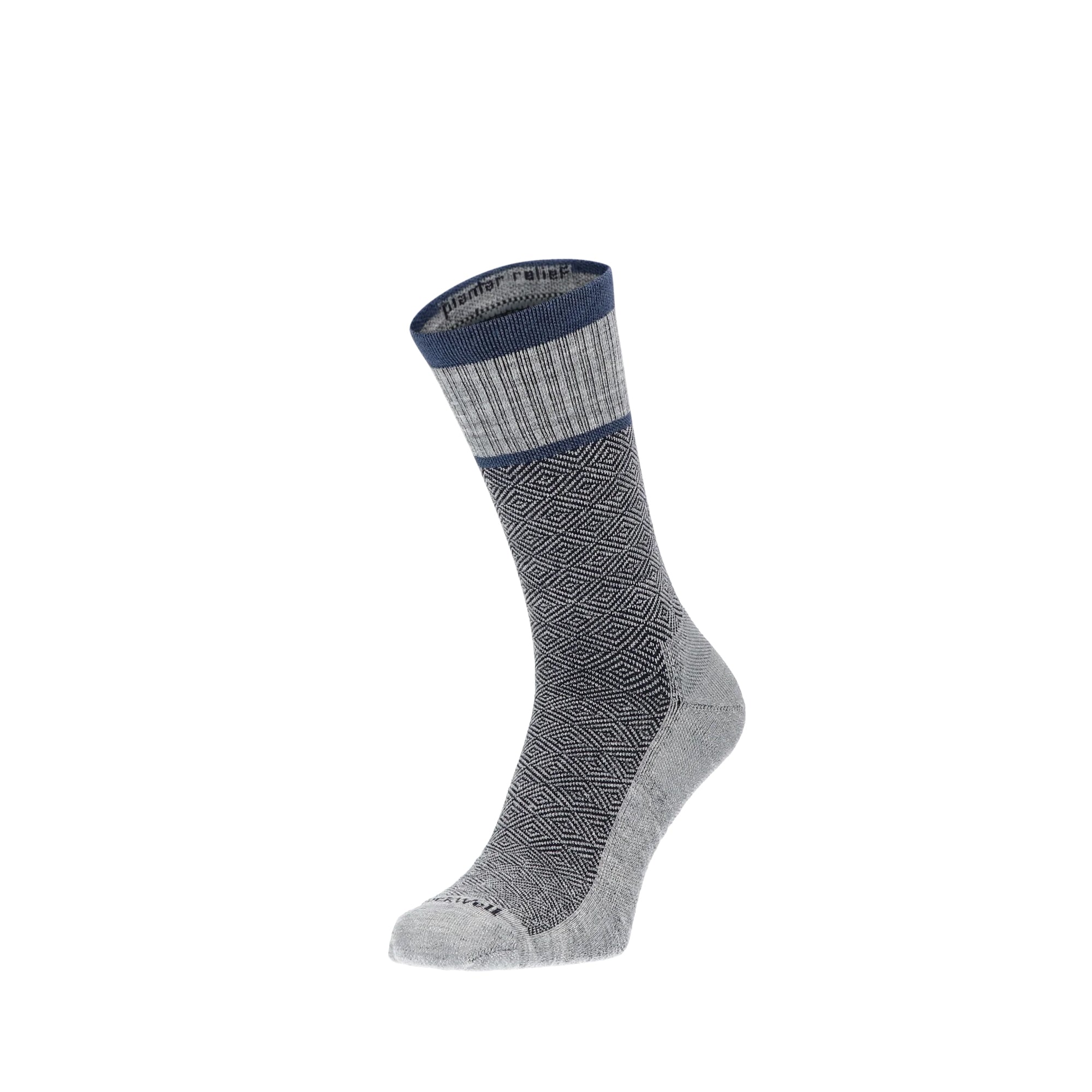 Sockwell Plantar Cush Crew M Light Grey 800 ShoeMed