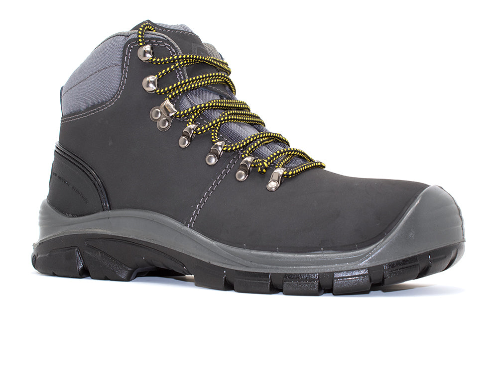 Steel Toe Malvern Black ShoeMed