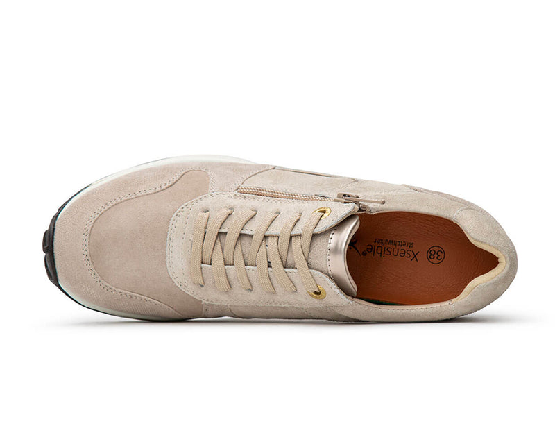 Xsensible Jersey Sand Suede ShoeMed