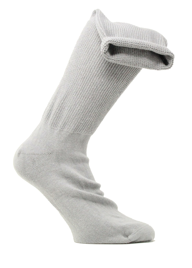Medalin Fuller Fitting/Oedema Long Sock Grey ShoeMed