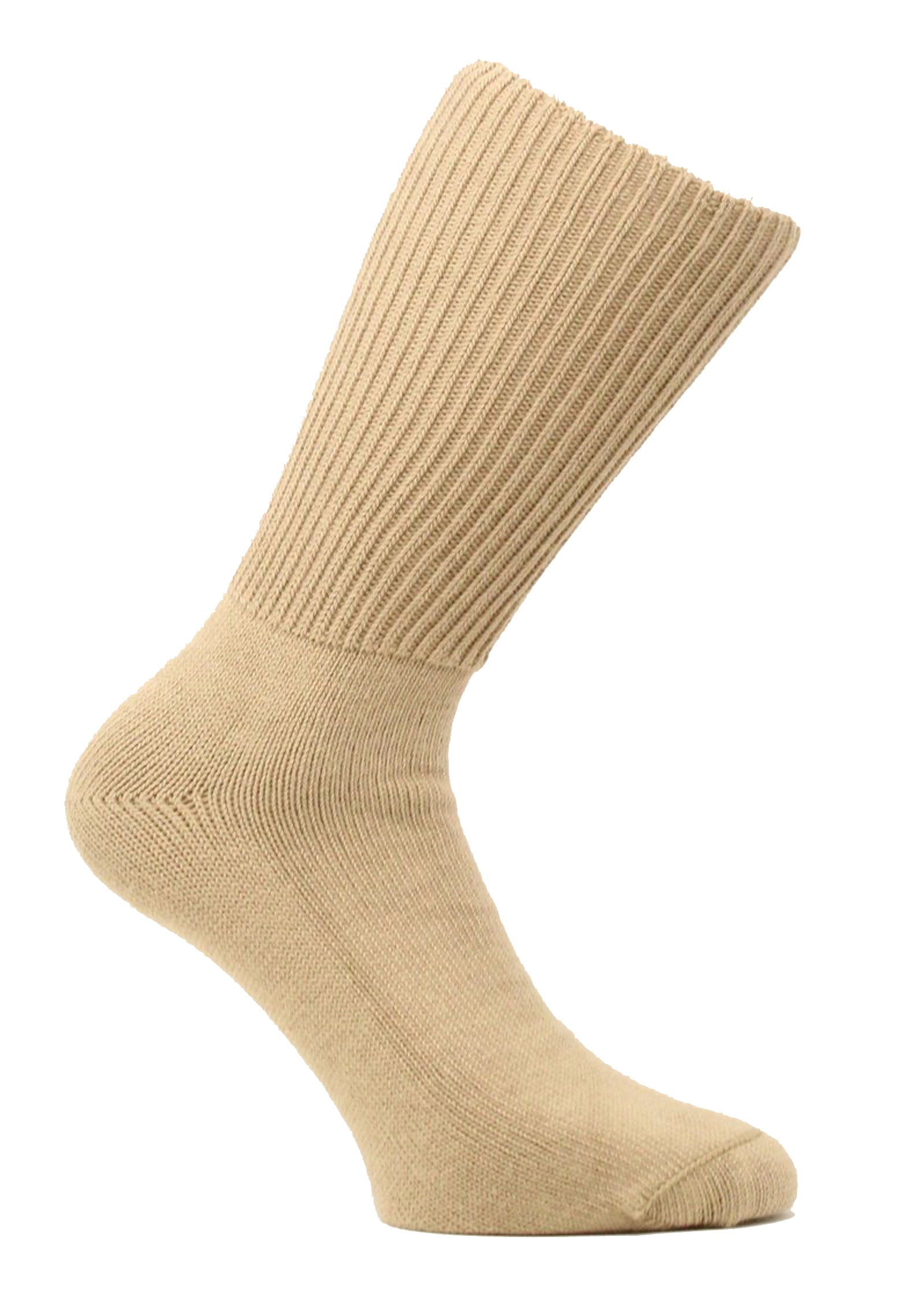 Medalin Comfort Short Sock Beige ShoeMed