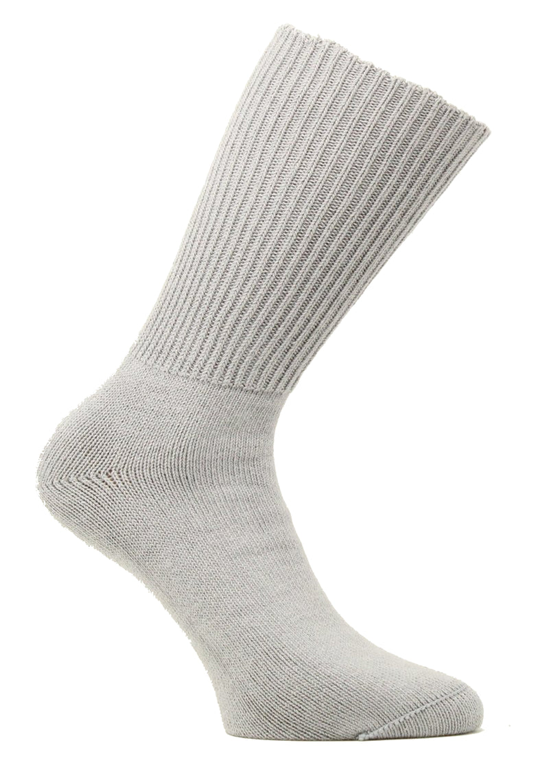Medalin Comfort Short Sock Grey ShoeMed